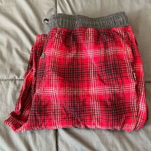 Eddie Bauer Plaid 100% Cotton Lounge Pant Size Large